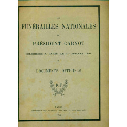 Les funérailles Natikonales du Président Carnot Célébrées à Paris...