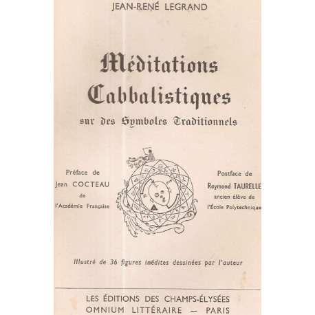 Méditations Cabbalistiques sur des Symboles Traditionnnels