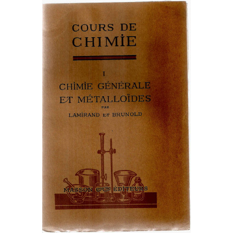 Chimie générale et Métalloïdes