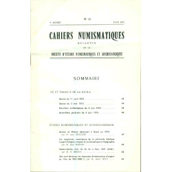 Cahiers Numismatiques. Bulletin de la société d'études...