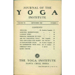 Journal of the Yoga Institute.Volume VII No 2