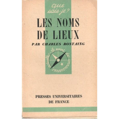 Les noms de lieux