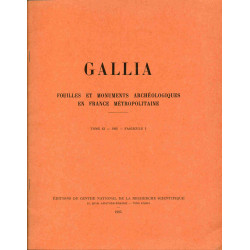 Gallia.Fouilles et monuments archéologiques en France...