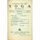 Journal of the Yoga Institute. Volume VIII . No 7