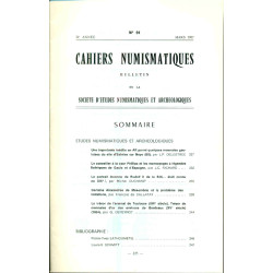 Cahiers numismatiques . Bulletin de la société d'études...