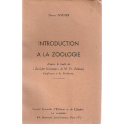 Introduction à la Zoologie