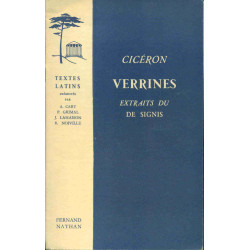 Cicéron. Verrines extraits du De Signis