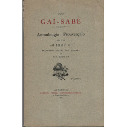 Lou gai sabé Antoulougio Provençalo PER L'AN 1907
