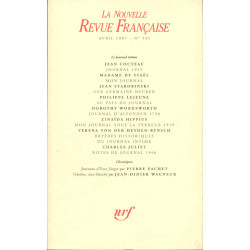 La Nouvelle Revue Françaçaise Avril 1997 No 531