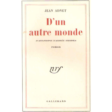 D'un autre Monde