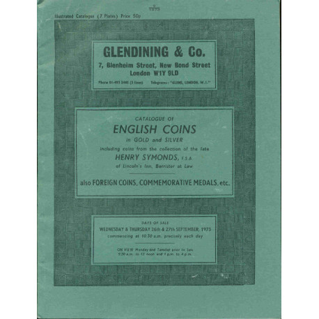 Catalogue Of English Coins In Gold And Silver Including Coins From...