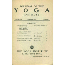 Journal of the Yoga Institute. Volume VII. No 3