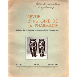 Revue d'Histoire de la Pharmacie (Bulletin de la Société...