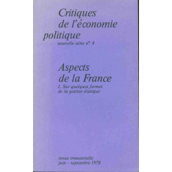 Critiques de l'Economie politique .Aspects de la France. 1. Sur...