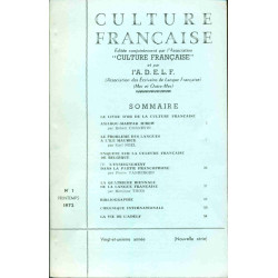 Culture française Editée conjointement par l'association des...