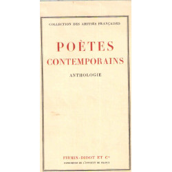 Poètes contemporains.Anthologie