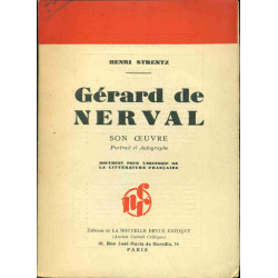 Gérard de Nerval Son oeuvre Portrait et Autographe