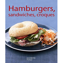 Hamburgers sandwiches croques