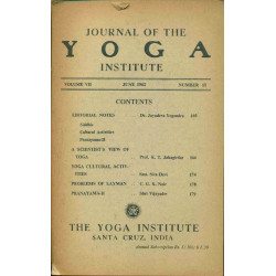 Journal of the Yoga Institute Volume VII number 11