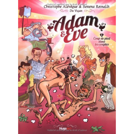 Adam et Eve coups de pieds dans les couples