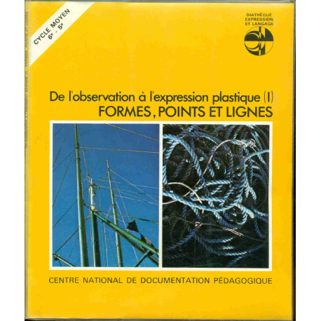 De l'observation à l'expression plastiuqe (I) .FORMES POINTS ET LIGNES
