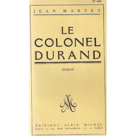 Le colonel durand