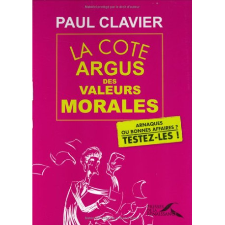 La cote argus des valeurs morales