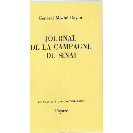 Journal de la Campagne du Sinaï