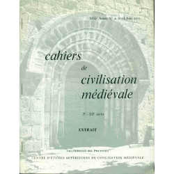 Cahiers de la civilisation médiévale . Xe -XIIe siècles . Extrait...