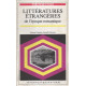 Littératures étrangères de l'epoque romantique