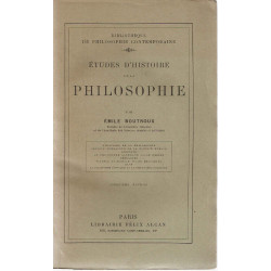 Etudes D'Histoire de la Philosophie