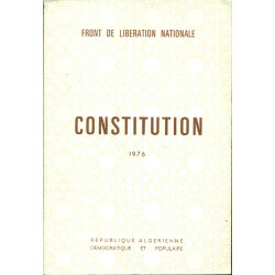 Front de Libération Nationale CONSTITUTION 1976