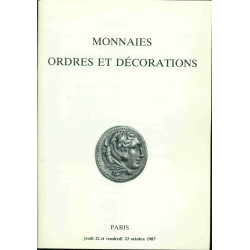 Monnaies Ordres et Décorations .Monnaies Grecques Romaines...