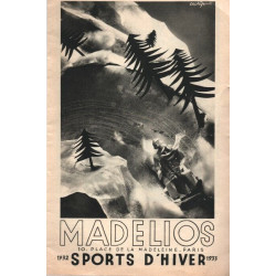 MADELIOS-PARIS. Sports d'Hiver . 1932-1933