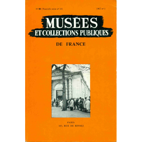 Musées et collections publiques de France. Nouvelle sérei No 98