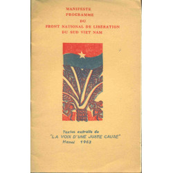 Manifeste programme du Front National de libération du sud Vietnam