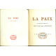 La Paix . Transposition moderne de Jean Vilar d'après Aristophane