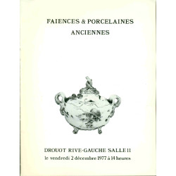Faïences et porcelaines ancinnes