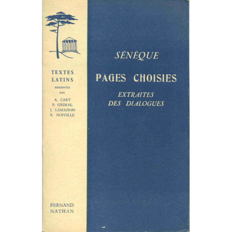 Pages Choisies Extraites des Dialogues