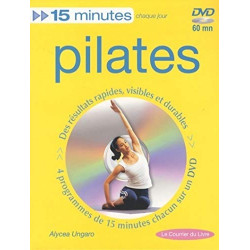 15 MINUTES CHAQUE JOUR PILATES DVD 60 MN