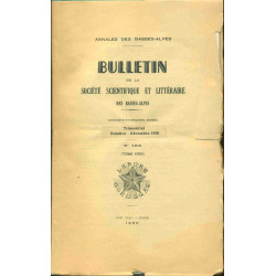 Annales des Basses-Alpes. Bulletin de la société scientifique et...