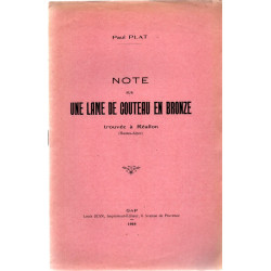 Note sur une lame de couteau en Bronze trouvée à Réallon (Hautes...