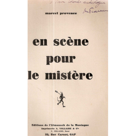 En scène pour le mistere