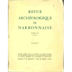 Revue Archéologique de Narbonnaise. Tome III . Extrait . Notes de...