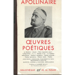 Apollinaire oeuvres POETIQUES