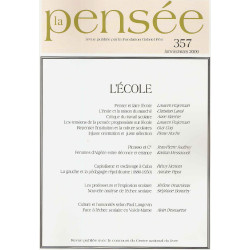 Revue la Pensee N 357 - l'Ecole