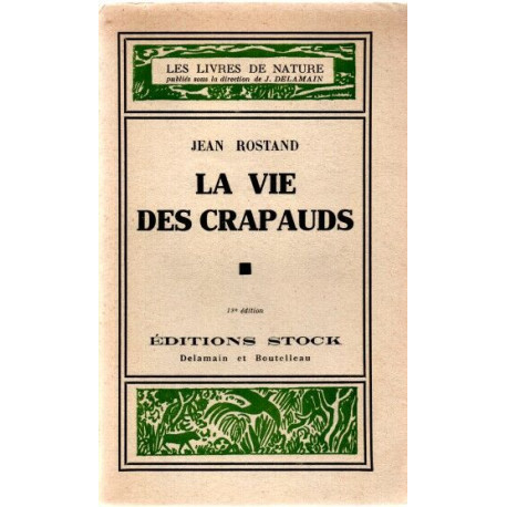 La vie des crapauds