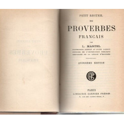 Petit recueil des proverbes français