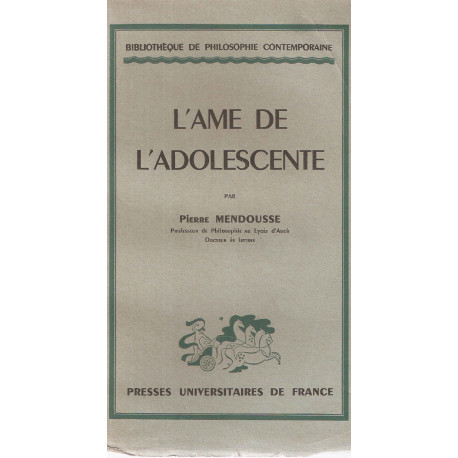 L'ame de l'adolescente