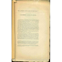 De la Poésie Populaire en Provence.A la Mémoire d'Hippolyte Fortoul